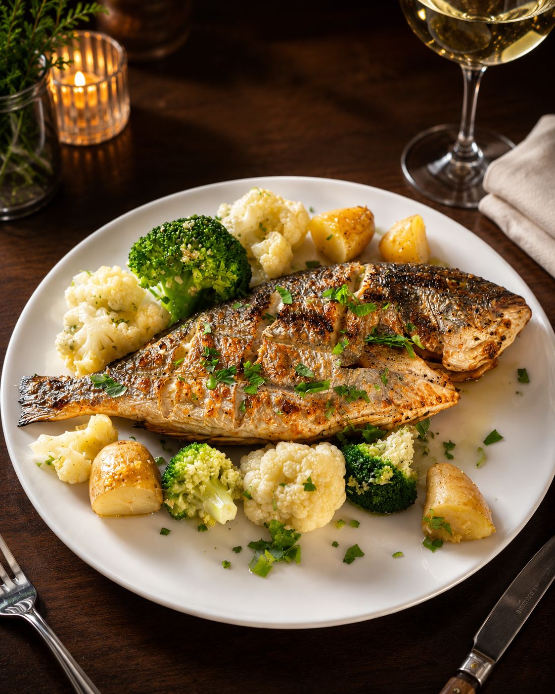 Peixe grelhado
